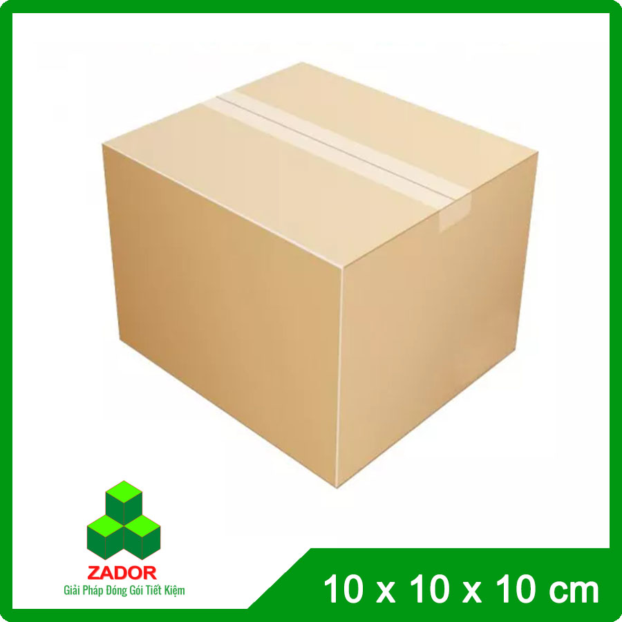 Hộp Carton Nhỏ Zador 10x10x10 3 Lớp