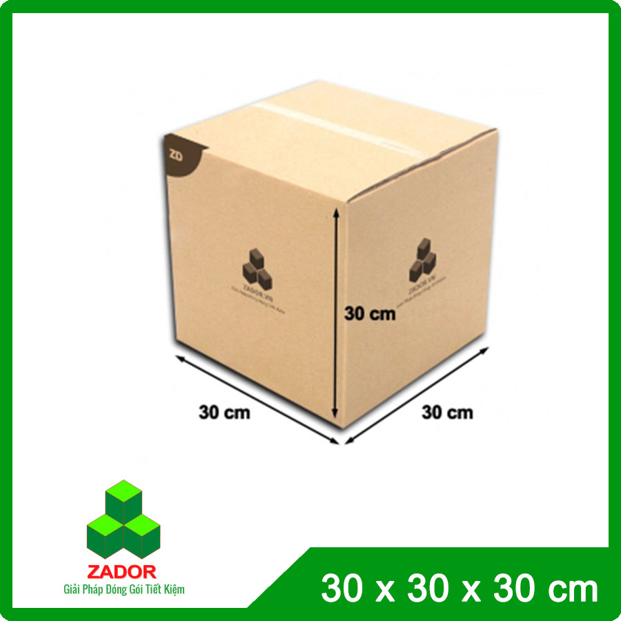 Hộp Carton Lớn Zador 30x30x30 3 Lớp