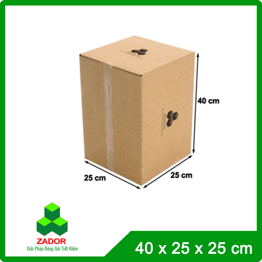 Hộp Carton Lớn Zador 40x25x25 3 Lớp
