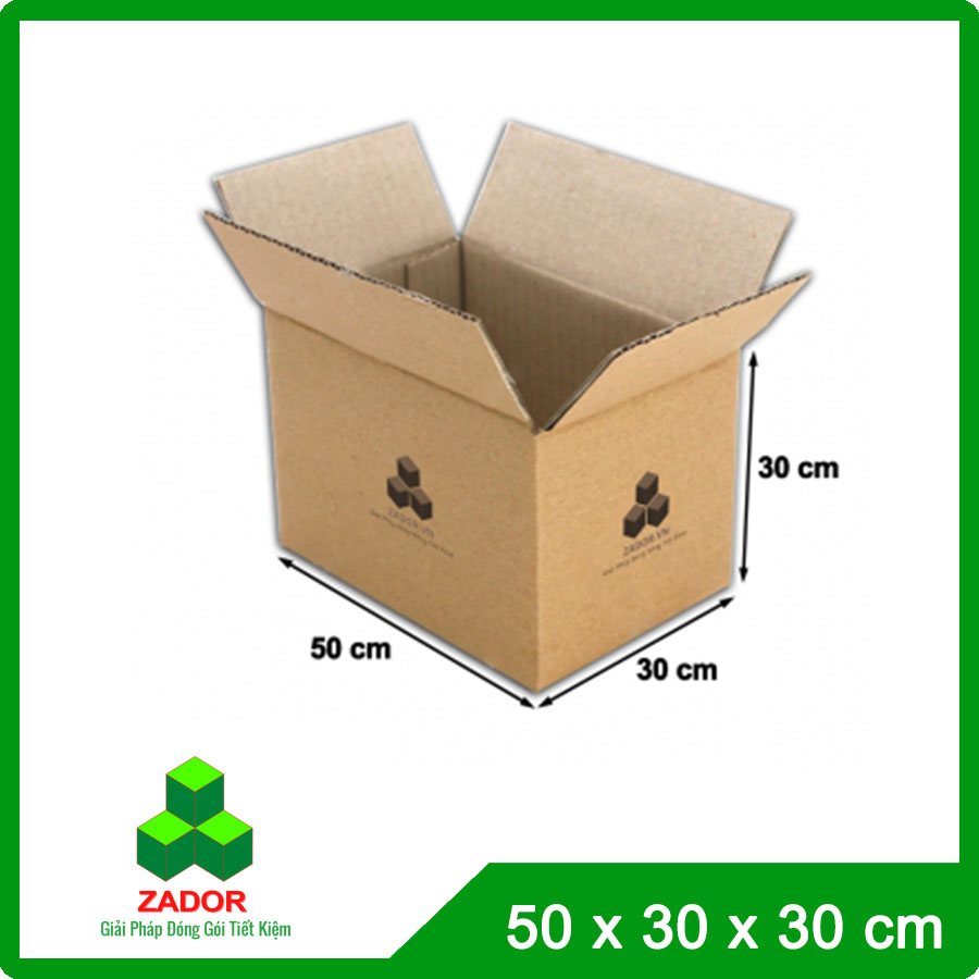 Hộp Carton Lớn Zador 50x30x30 3 Lớp