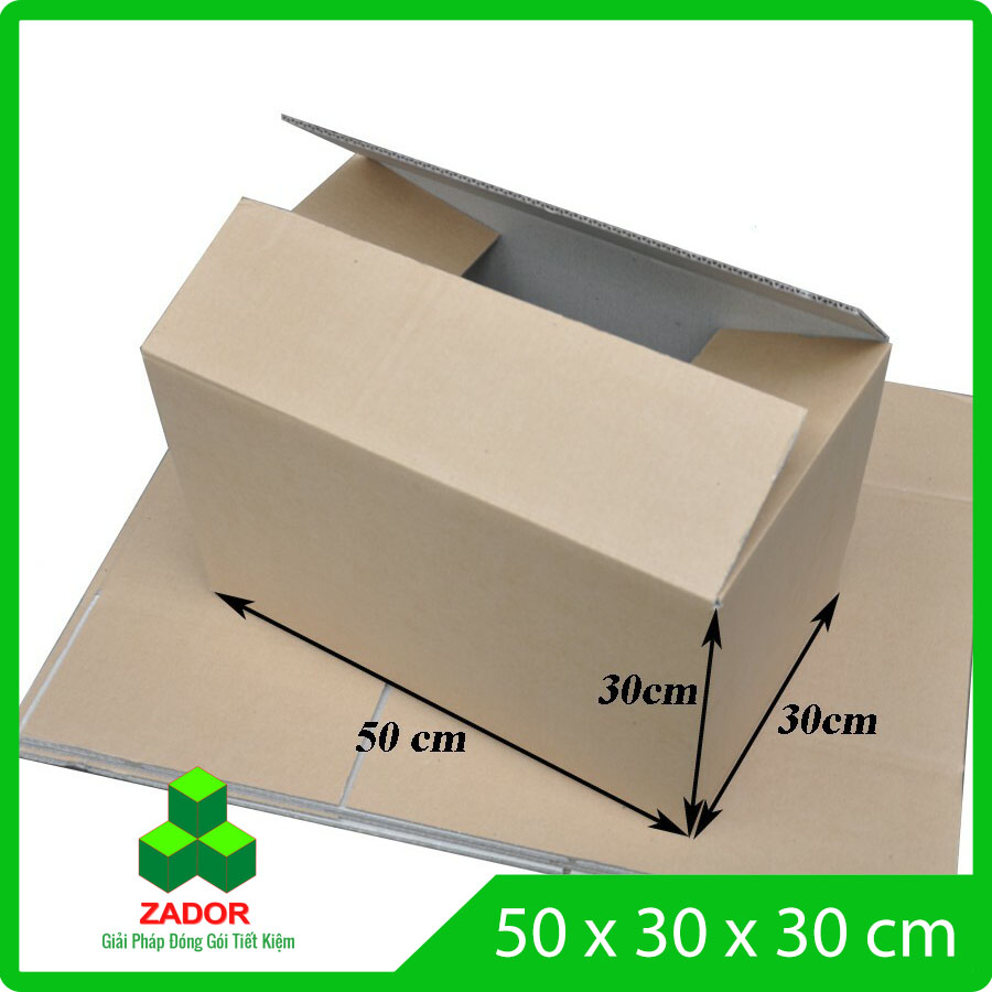 Hộp carton lớn Zador 50x30x30 5 lớp